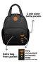 Popi Mother Baby Care and Backpack Black – Large Volume Stylish Design with Thermal Bottle Compartment - 4