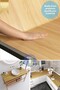 Self Adhesive Textured Wood Look Premium Kitchen Wall Cabinet Finish 60Cmx100Cm - 2