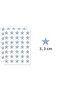 70 Pieces Silver Star Stickers - 2