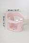 Vacuum Base Baby High Chair Seat with Toys, Bath Seat, Bottom Cover, Gift, Pink - 4