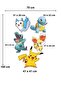 Pokemon Printed Kids Room Wall Sticker 70x100 cm - 2