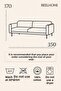 Cotton Textured Sofa Shawl 170X350 cm Battal Size – Fringed Tv Blanket & Decorative Sofa Cover - 5