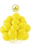 Yellow Balloons 10 Pieces Pastel Color Birthday Party and Organization Decoration Set