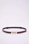 Black/Burgundy Double Pack Rectangular Buckle Women's Belt Twoaw26Ke00003 - 2
