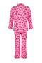 Pembe %100 Pamuklu Kalp & Leopar Desenli Gömlek-Pantolon Örme Pijama Takımı TBBAW26AI00017 - 8
