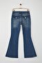 Mavi Dikiş Detaylı Düşük Bel Comfort/Esnek Flare Jeans TWOAW26JE00043 - 6