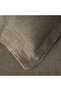 Muna Double Pique Set 100% Organic Cotton Inject Green-Cream 240X260 cm - 2