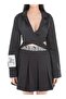 Black Sequin Party Blazer - 3