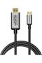 كابل USB-C™ إلى HDMI بدقة 4K وتردد 60 هرتز، كابل عالمي من Type-C™ إلى UHD HDMI (متوافق مع Thunderbolt 3)