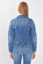 Women's Jean Jacket with Pocket Detail - 5