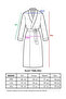 Unisex Kimono Muslin Bathrobe Towel Set Gray - 6