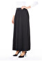Maxi Length Black Pleated Skirt - 2