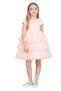 Girl's Ruffled Tulle Satin Wedding Henna Engagement Wedding Birthday Special Occasion Evening Dress Bridal Gown 4-8 Years Old - 5