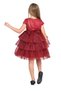 Girl's Ruffled Tulle Satin Wedding Henna Engagement Wedding Birthday Special Occasion Evening Dress Bridal Gown 4-8 Years Old - 3