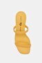 The Leilei Women's Yellow Heeled Slippers - 5