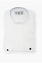 Boy's White Color Pleated Black Cufflinks Tuxedo Shirt - 2