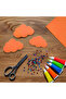 Orange Colored Eva Sponge 20X30 cm 10 Pack 1.5 mm - 2