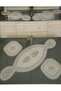 New Luxury Runner Living Room Coffee Table Table Cloth Velvet Living Room Set 5 Pieces