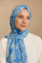 Flower Pattern French Silk Shawl 70X180Cm