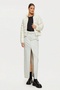 Women's Ivory Puffer Jacket - 4