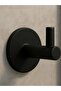 Round Adhesive Black Bathroom Set/Single Bathroom Hanger/Round Towel Holder/Toilet Paper Holder Wc - 4