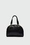 Peggy Oval Crossbody Bag Black