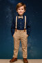 Baby&Child Salopet Set Shirt Pants Bow Tie