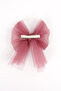 Dried Rose Tulle Bow Girl's Clip Buckle - 2
