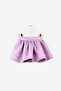 Lilac Organza Bow Girl's Double Suit - Gale - 7