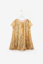 Gold Sequined Girls' Dress-Siri - 4