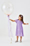 Lilac Sequined Girl's Dress-Siri - 2