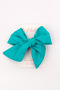 Mint Shiny Bow Girl's Clip Buckle