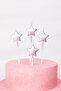 Silver 4 Star Candle