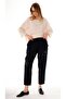 Floral Sequined Linen Trousers - 6
