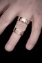 Love Me Brand 1.Quality 7.5mm Mid Rose White 2 Colors Steel Wedding Band Ring Lm-013R - 4