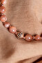 Certified Sun Stone Natural Stone Zircon Apparatus Bracelet 6-8 mm - 5