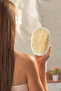 Loofah Set of 2 100% Natural and Ecru Bath Shower Peeling Glove 100% Flush Peeling Glove - 6