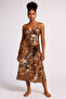 Silk Textured Luxury Satin Long Nightdress – Adjustable Strap, Lace Detail, Box and Dowry