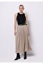 Maxi Length Straight Women's Brown Skirt