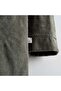 Farah Women's Bathrobe 100% Organic Cotton Hand Embroidered Green - 5
