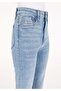 Regular Fit Women's Indigo Pocket Denim Jeans - 5