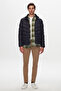 Slim Fit Navy Blue Coat - 6