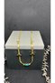 Blue Beaded Gold Italian Steel Necklace Women - 3