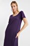 Short Sleeve Relaxed Dress (B22-43600) - 2