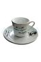 Armada Cini Ar 671 Ataturk Gold Gilded 6-Piece Porcelain Cup Set - 3