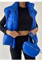 Blue Inflatable Vest with Bag Accessory Gift Double Pocket Detail 201