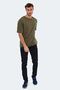 Kaiser in Oversize Men's Oversize Khaki T-Shirt - 6