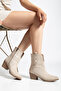 Women's Western Cowboy Faux Suede Embroidered Short Boots