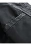 90's Vintage Molded Oversize Black Leather Coat - 6