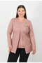 Slim Suit with Short Sleeve Blouse Inside and Jacket - 3
